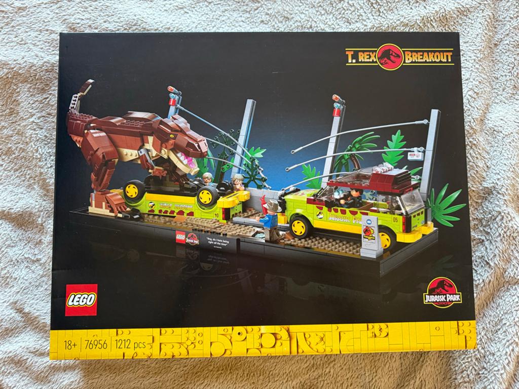 T-Rex ontsnapping 76956 | Jurassic World, Lego, Nieuw, Ophalen of Verzenden, Complete set
