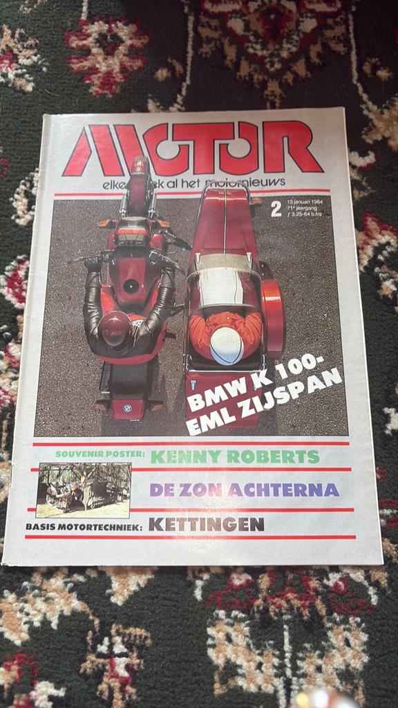 Motor Magazine 1984 - BMW K 100-EML Zijspan, Ophalen of Verzenden, Gelezen, Algemeen
