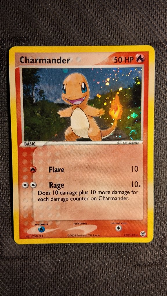 Charmander 113 FireRed & LeafGreen | Pokemon kaart, Ophalen, Losse kaart, Foil