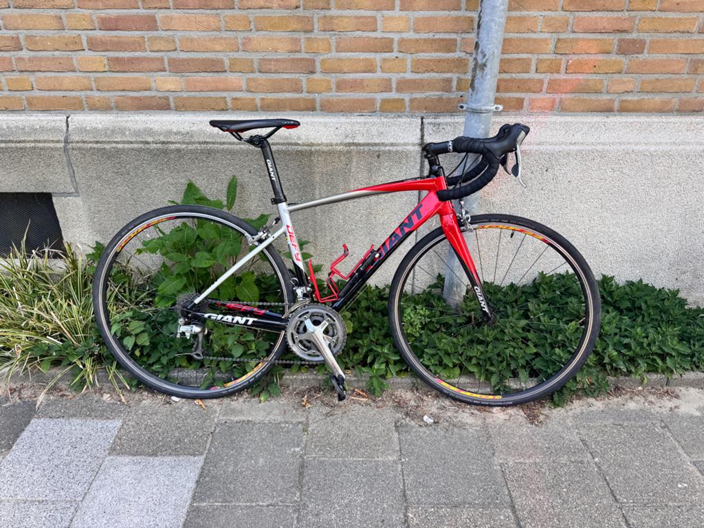 Giant Defy Aluxx racefiets shimano 105 - Maat S, Fietsen en Brommers, Fietsen | Racefietsen, Ophalen, 28 inch, Gebruikt, Velgrem