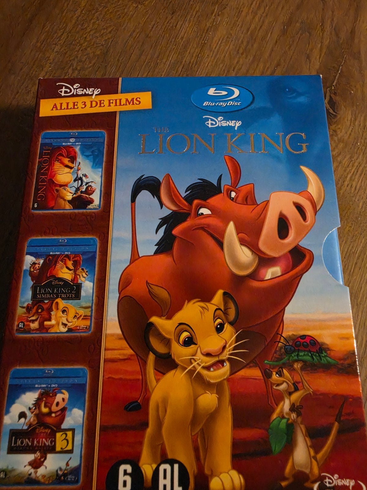 Disney The Lion King Trilogie Blu-ray Boxset, Alle leeftijden, Boxset, Nederlands, Ophalen of Verzenden