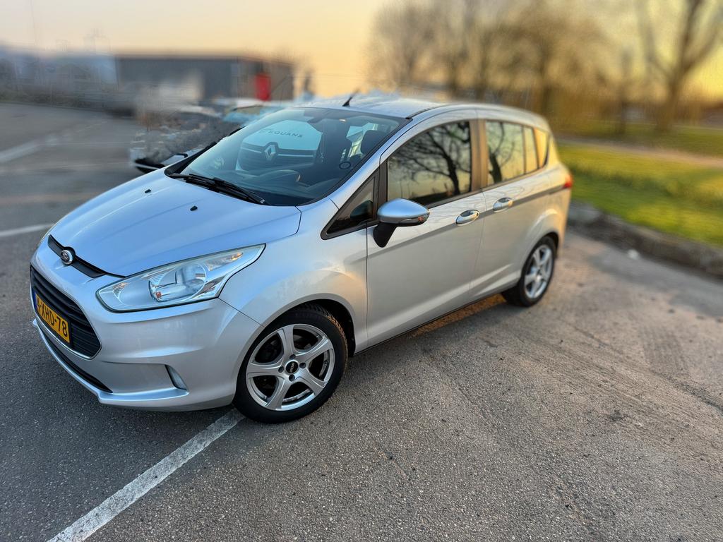 Ford B-Max 1.0 Ecoboost 74KW/100PK 2014 Grijs, Voorwielaandrijving, 750 kg, 100 pk, Origineel Nederlands