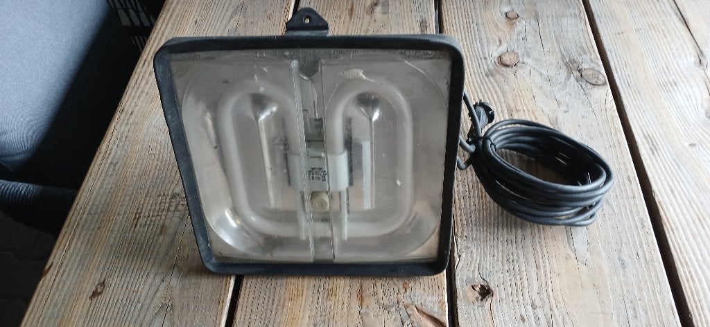 Goliath bouwlamp werklamp 230 V gebruikt, Ophalen of Verzenden, Gebruikt, Minder dan 50 watt, Lamp