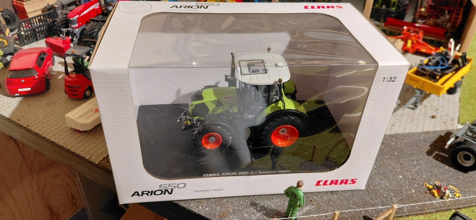 CLAAS ARION 550 Seedgreen metallic, Ophalen of Verzenden, Nieuw, Tractor of Landbouw, Overige merken