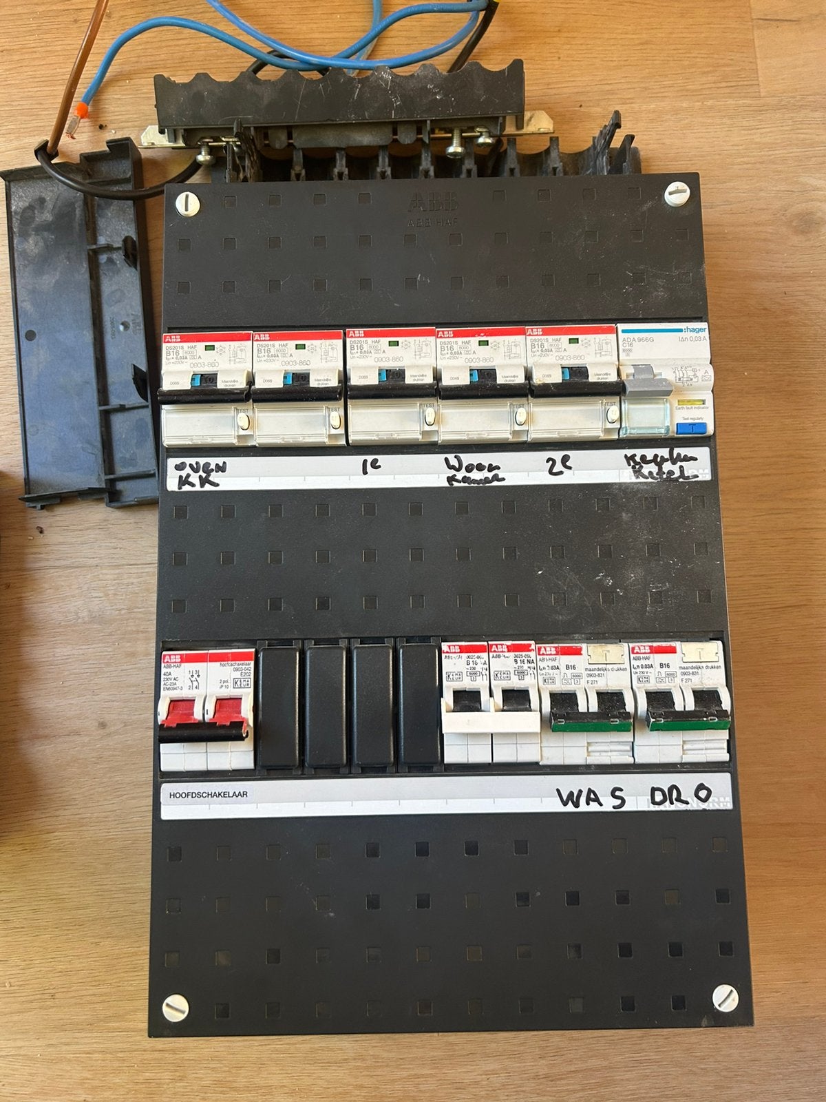 1-Fase Groepenkast met ABB en Hager componenten, Ophalen of Verzenden, Overige typen
