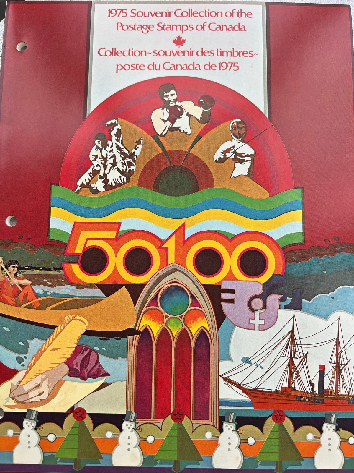 Collectie postzegels Canada 1975 - Souvenir Collection, Postzegels en Munten, Ophalen of Verzenden, Overige landen, Postfris