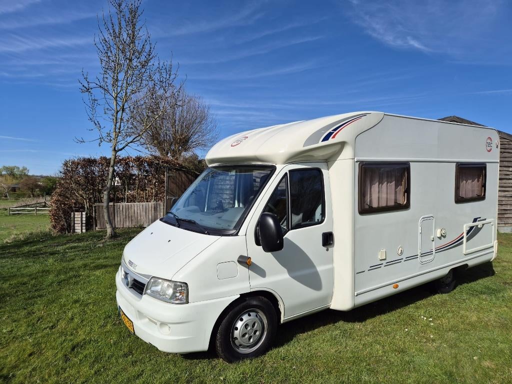 Camper Fiat ducato AUTOMAAT, Caravans en Kamperen, Campers, Automaat, T.E.C., Ringverwarming, Luifel