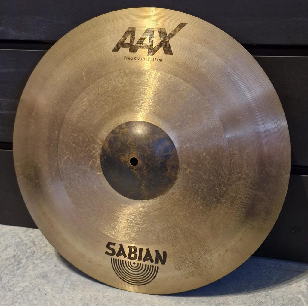 AAX Freq. Crash bekken 18 inch cymbal, Ophalen of Verzenden, Gebruikt, Overige merken