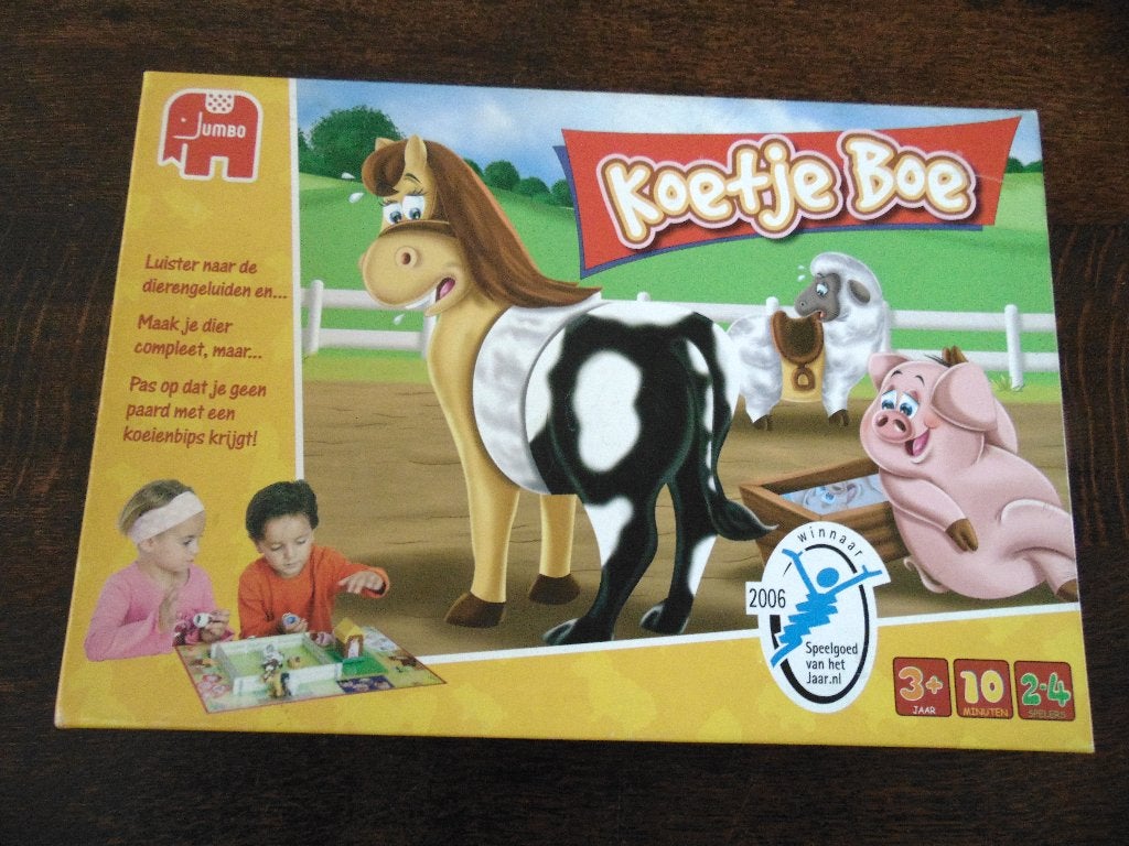 Koetje Boe Spel van Jumbo, Een of twee spelers, Ophalen of Verzenden, Gebruikt, Jumbo