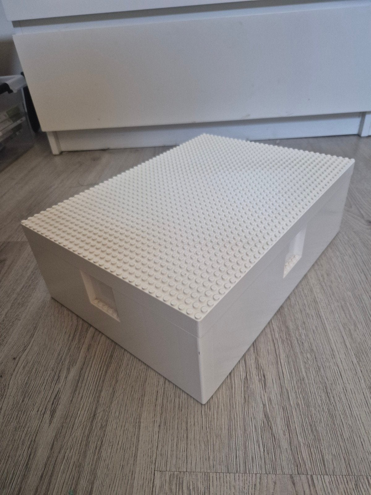 IKEA Bygglek LEGO opbergdoos met deksel - wit, Kinderen en Baby's, Speelgoed | Duplo en Lego, Ophalen of Verzenden, Gebruikt, Overige typen