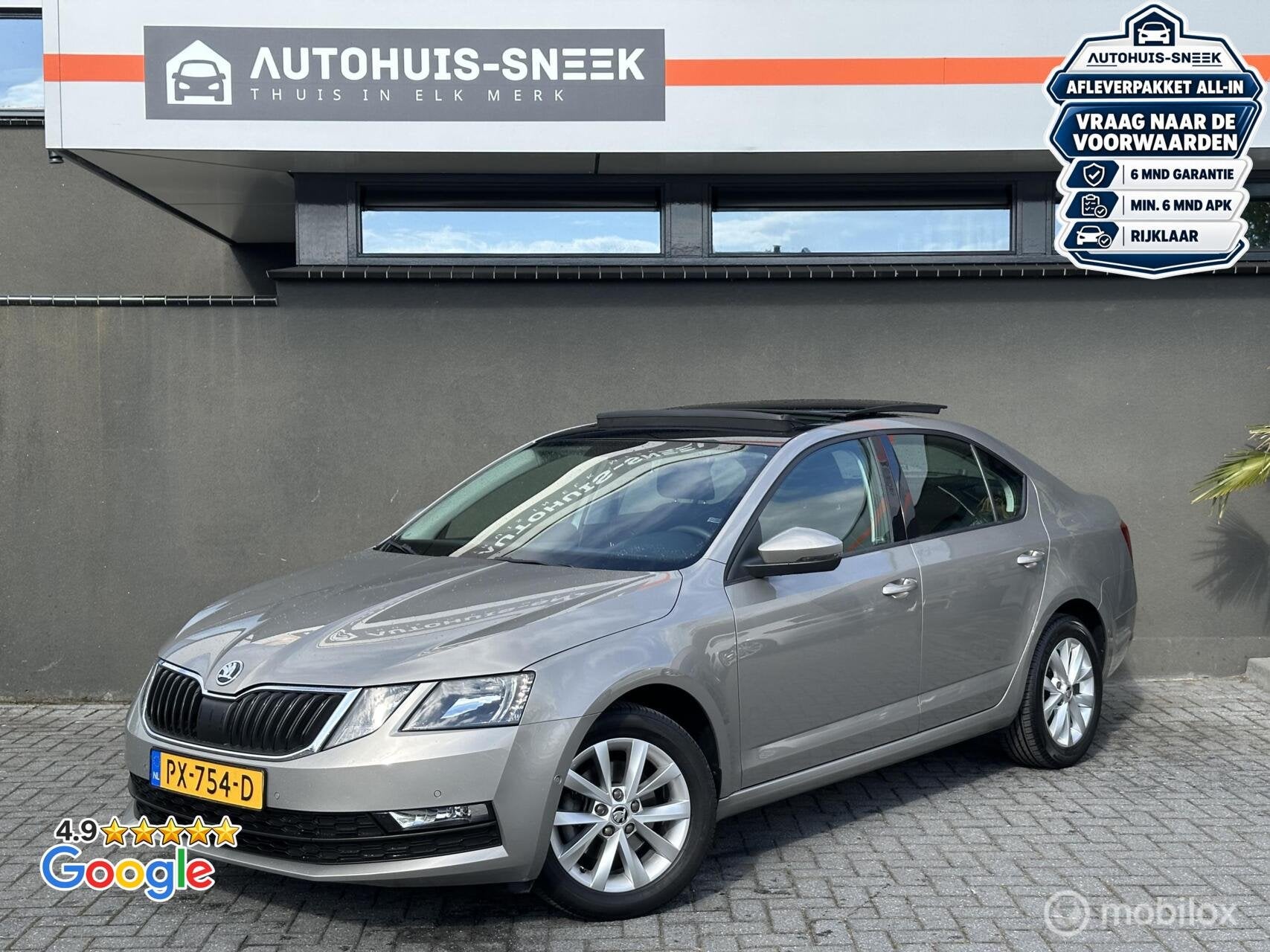 Skoda Octavia 1.0 TSI | Pano | CarPlay | Keyless, Auto's, Gebruikt, Euro 6, 49 €/maand, Bedrijf