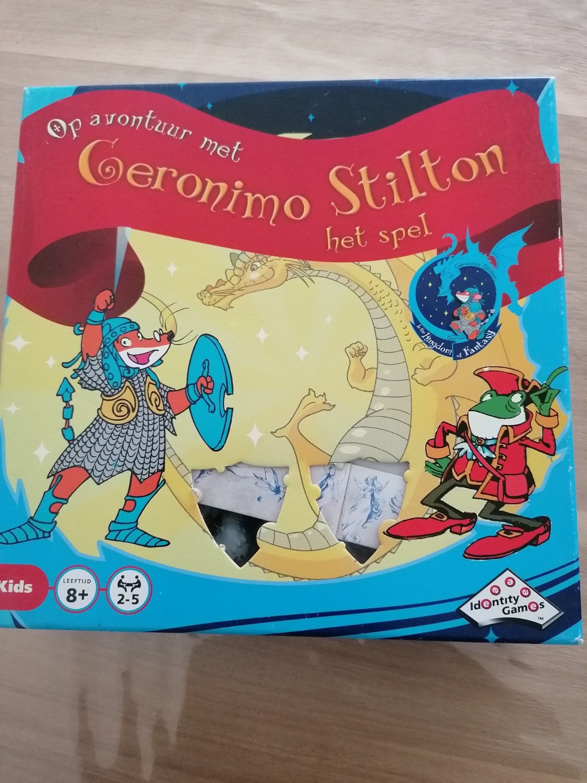 Geronimo Stilton Bordspel, Hobby en Vrije tijd, Gezelschapsspellen | Bordspellen, Ophalen of Verzenden, Gebruikt, Identity Games