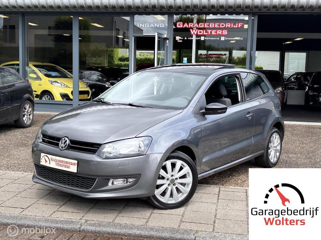 Volkswagen Polo 1.2 PANODAK AIRCO STOELVERWARMING LMV NW APK, Voorwielaandrijving, 967 kg, Gebruikt, Zwart