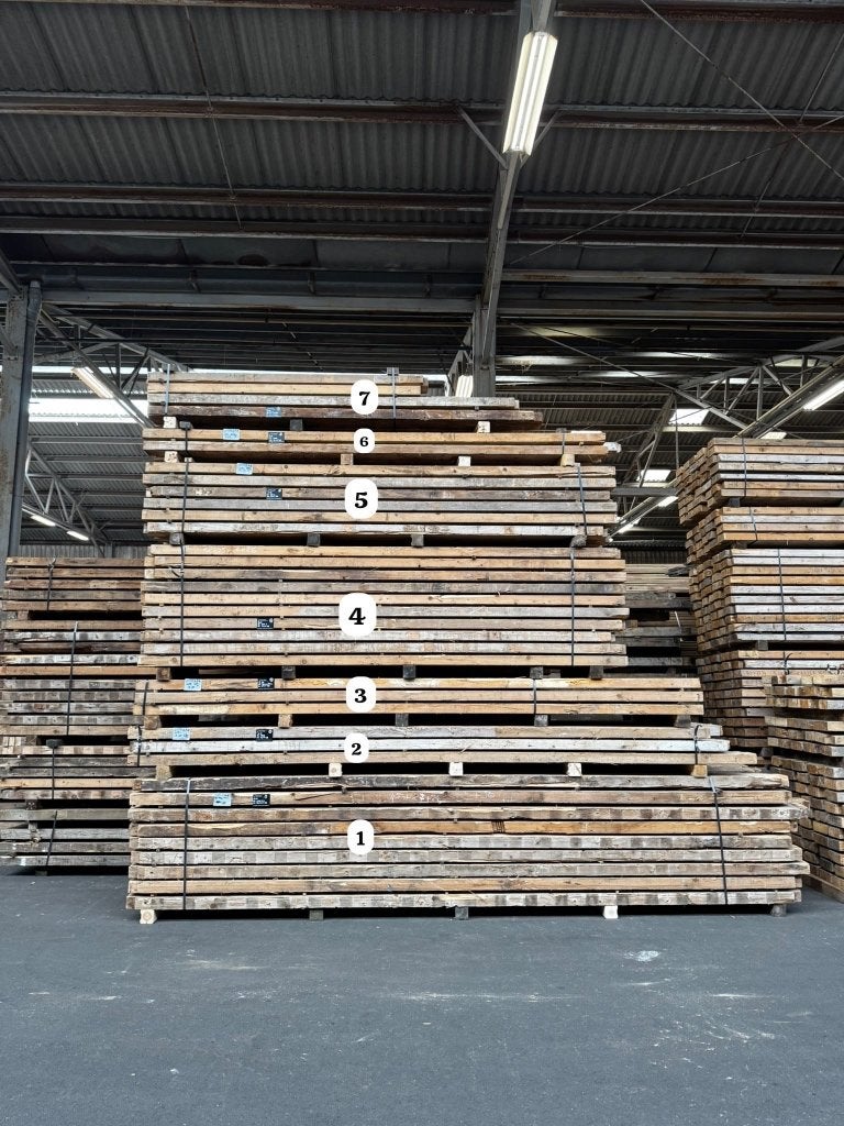 Naaldhouten/vuren gordingen, Ophalen, Gebruikt, Balk, Vuren