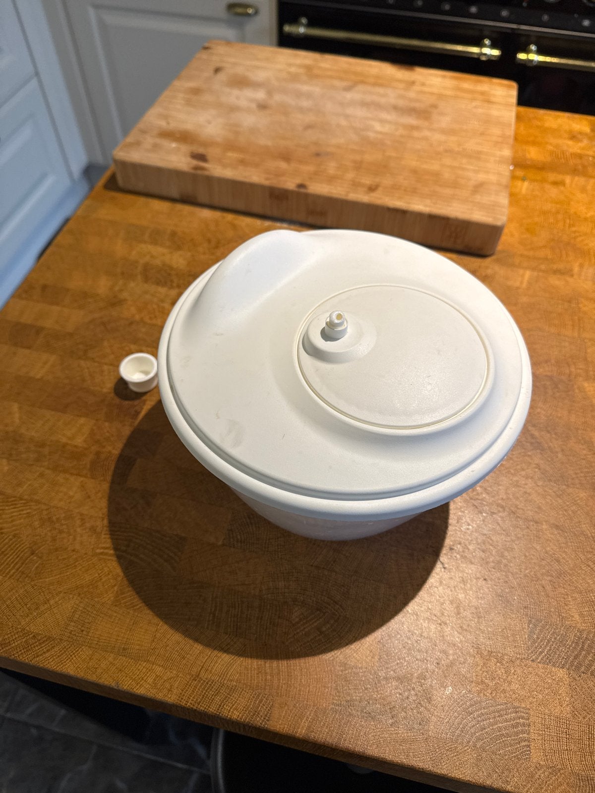 Sla centrifuge met kapotte draaidop, Ophalen, Kunststof, Wit, Overige typen