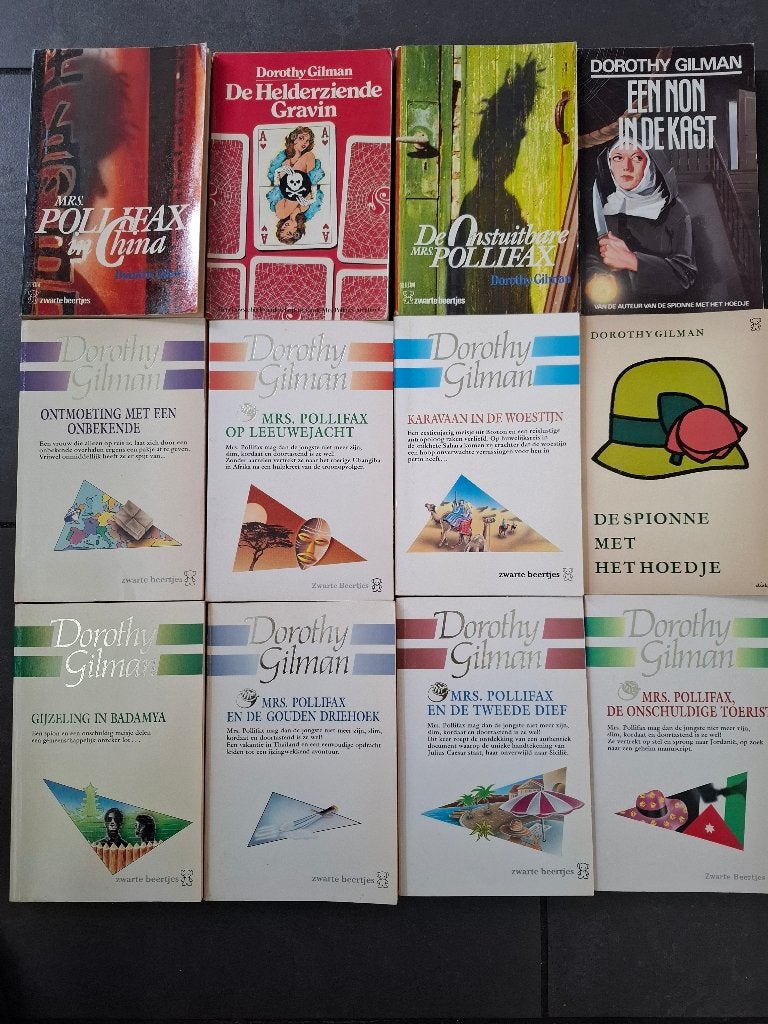 12x Dorothy Gilman oa: 6x Mrs.Pollifax, Boeken, Ophalen of Verzenden, Gelezen, Dorothy Gilman