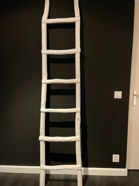 Decoratie ladder, Ophalen, Hout, Brocante, Zo goed als nieuw
