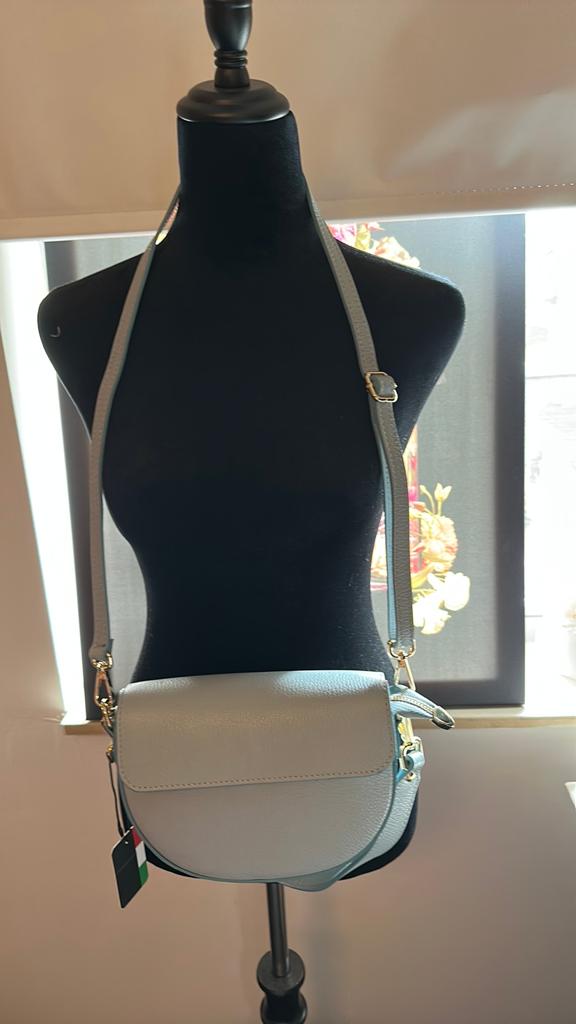 Leren Tas Blauw nieuw, Verzenden, Blauw, Schoudertasje