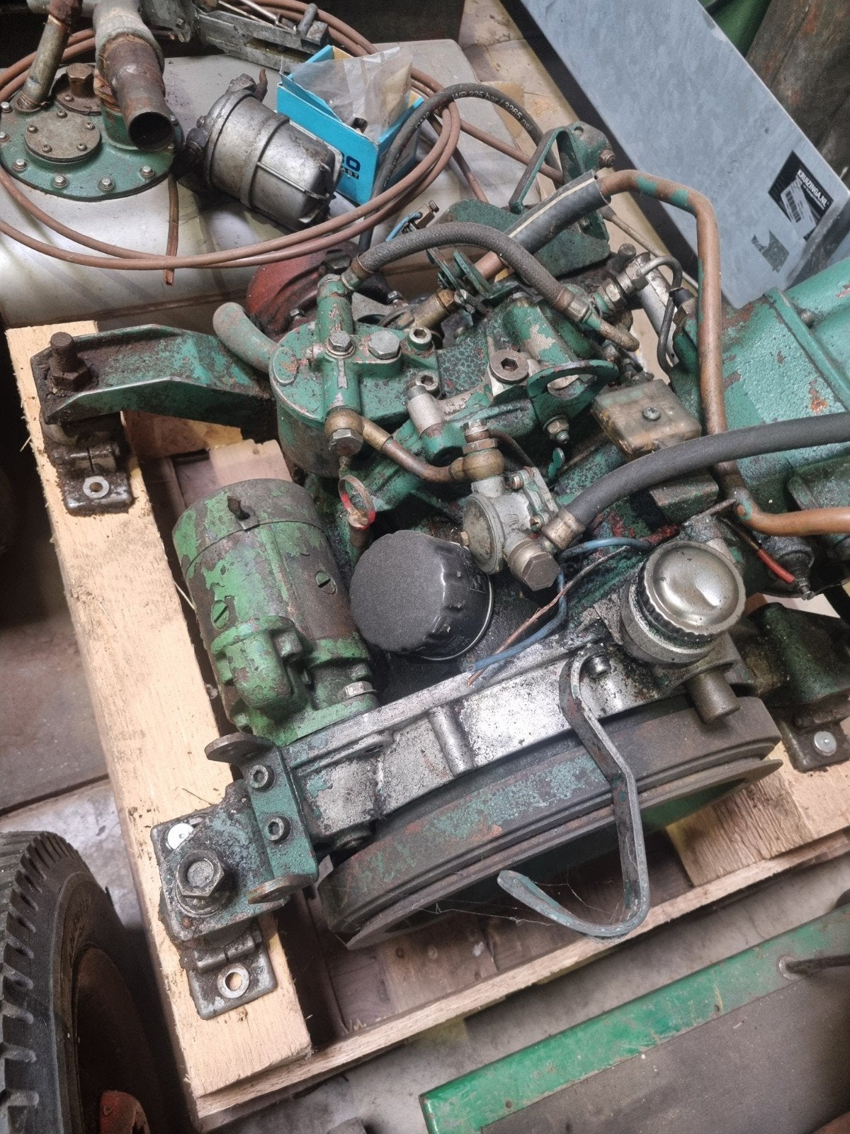 1cil volvo penta liggende cil MD5A, Ophalen