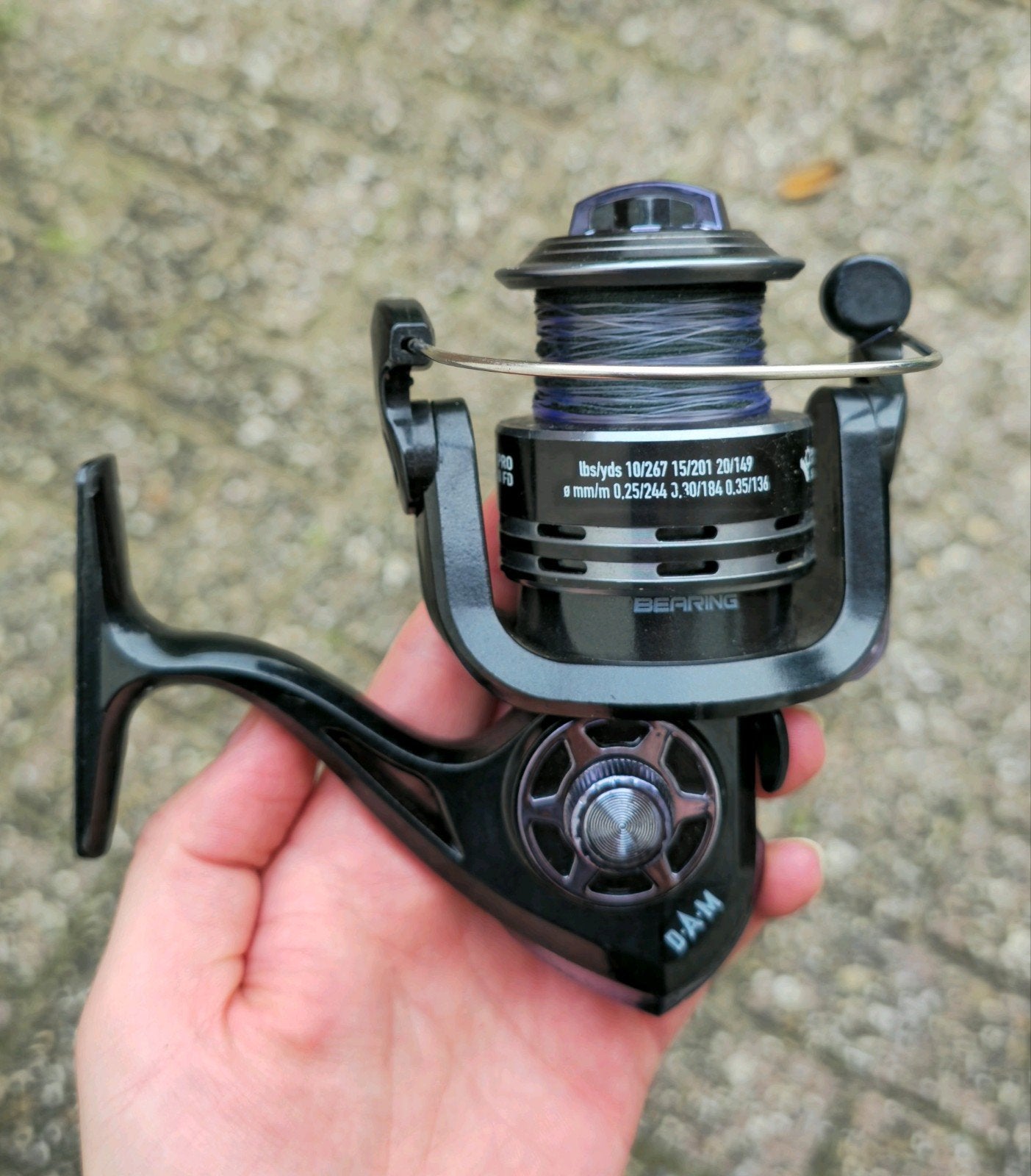 DAM Quick Fighter Pro Metal 340 FD Molen, Ophalen of Verzenden, Zo goed als nieuw, Molen