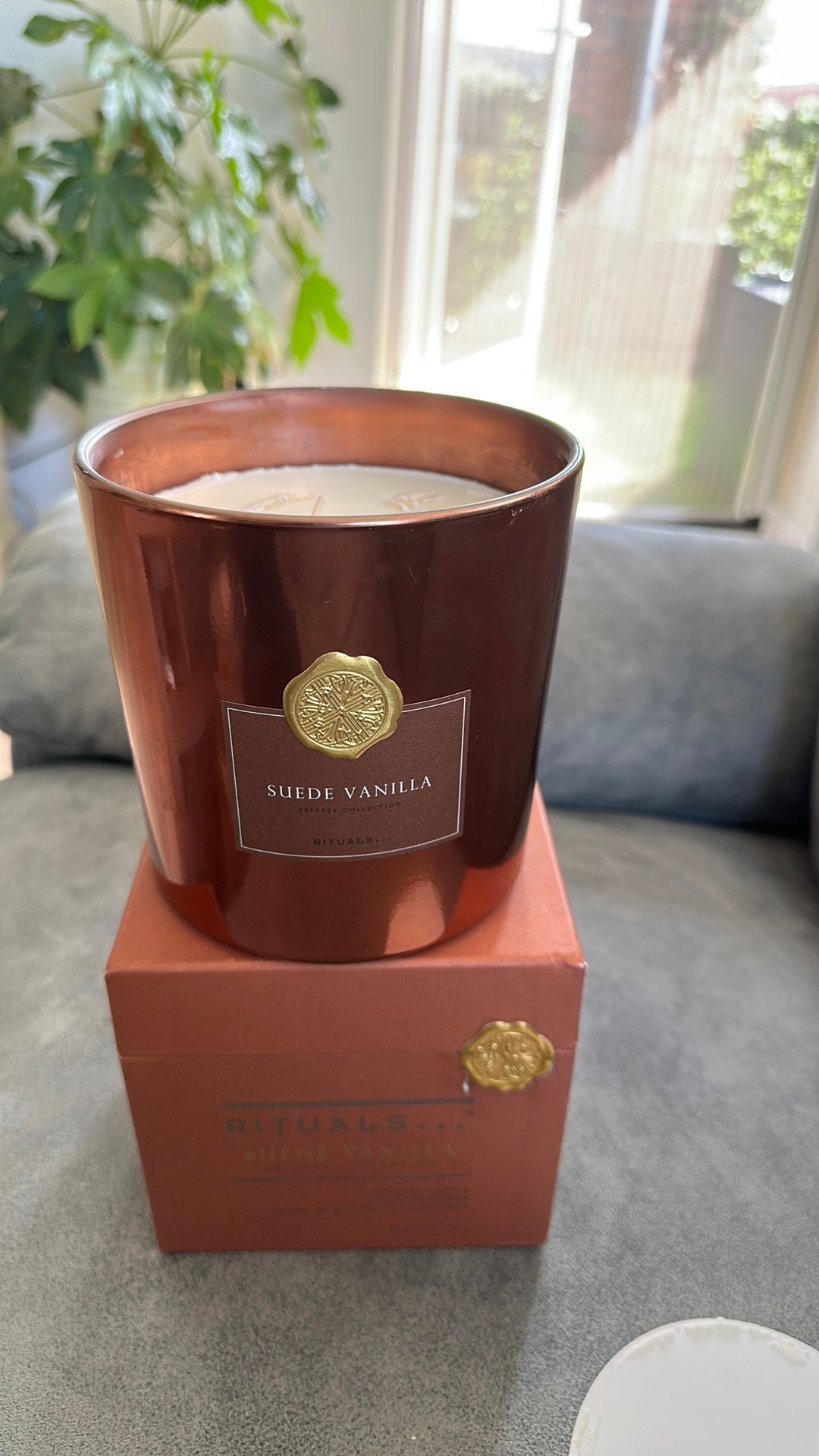 Rituals Suede Vanilla Geurkaars, Ophalen of Verzenden, Nieuw, Rituals
