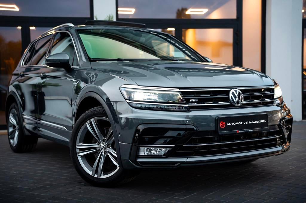 Volkswagen Tiguan 2.0 TSI 4Motion/220PK/R-LINE/DSG/Head-up d, Auto's, Volkswagen, 1980 cc, Gebruikt, Zwart, 4 cilinders