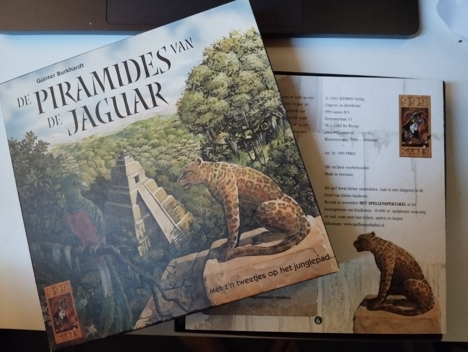 Piramides van de Jaguar - 1x gespeeld - 999 games, Ophalen of Verzenden, Zo goed als nieuw