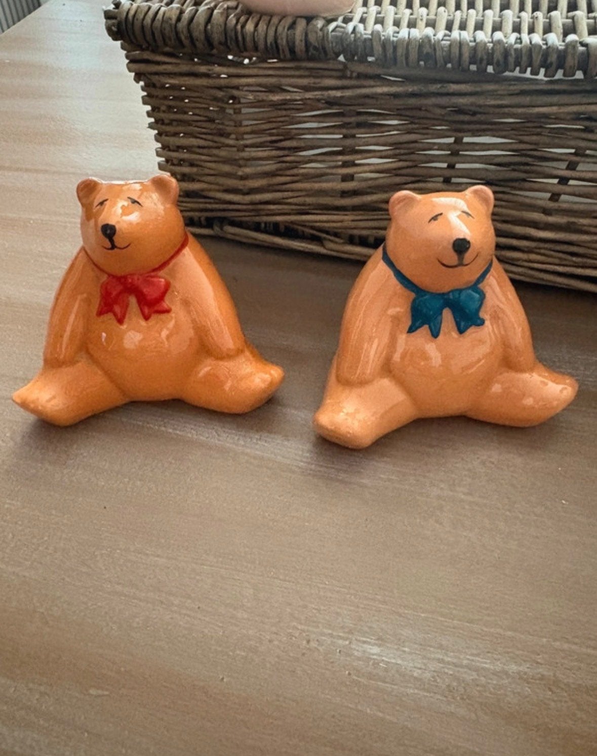 Leuke Beren Peper- en Zoutstel van Clay Art, Ophalen of Verzenden, Zo goed als nieuw, Meerkleurig, Steen/keramiek