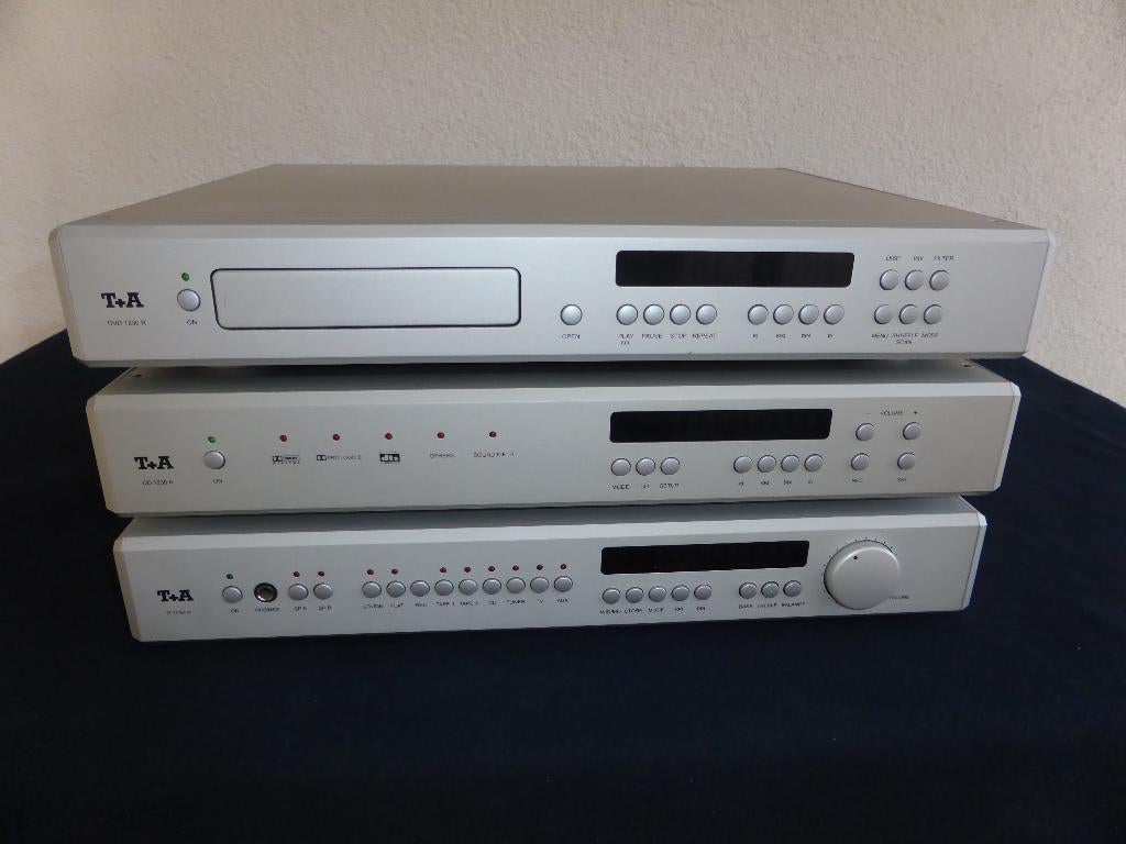 T+A 5.1 surround versterker set R 1230, DD 1230, DVD 1230, Ophalen, Zo goed als nieuw, 120 watt of meer, Overige merken