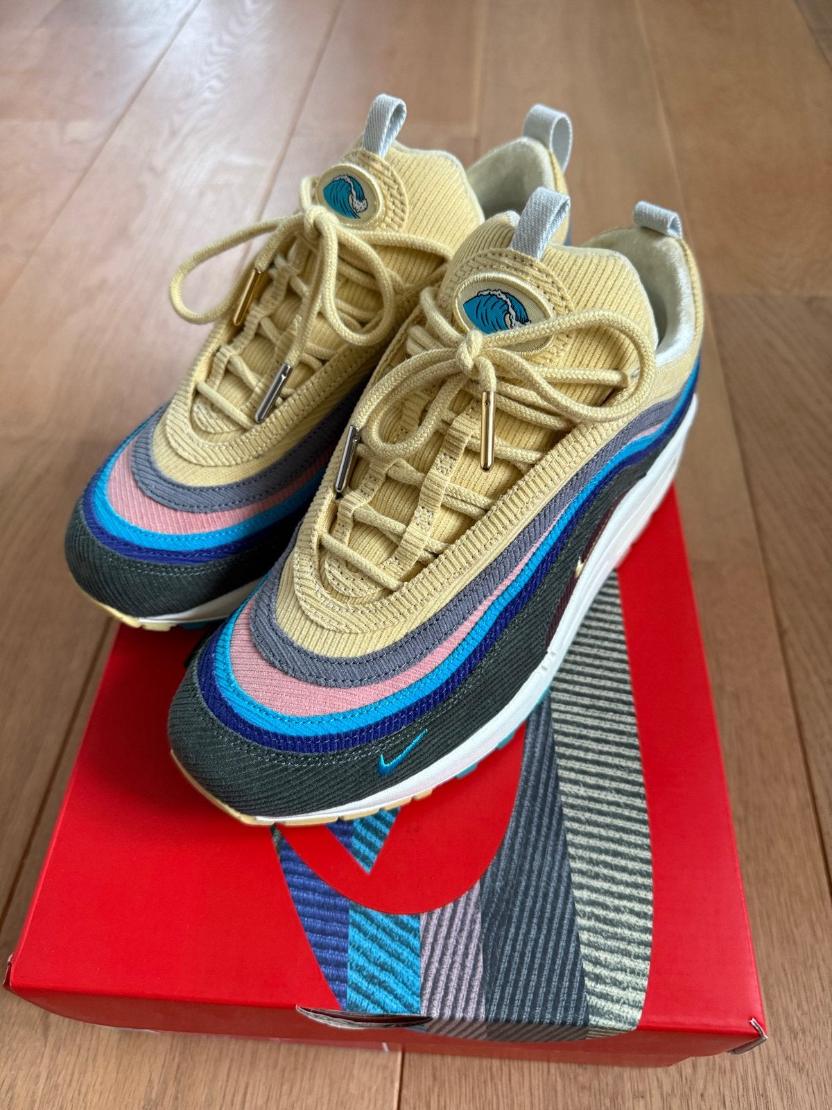 Nike Air Max 1/97 Sean Wotherspoon - Maat 39, Ophalen of Verzenden, Gedragen, Overige kleuren, Sneakers of Gympen
