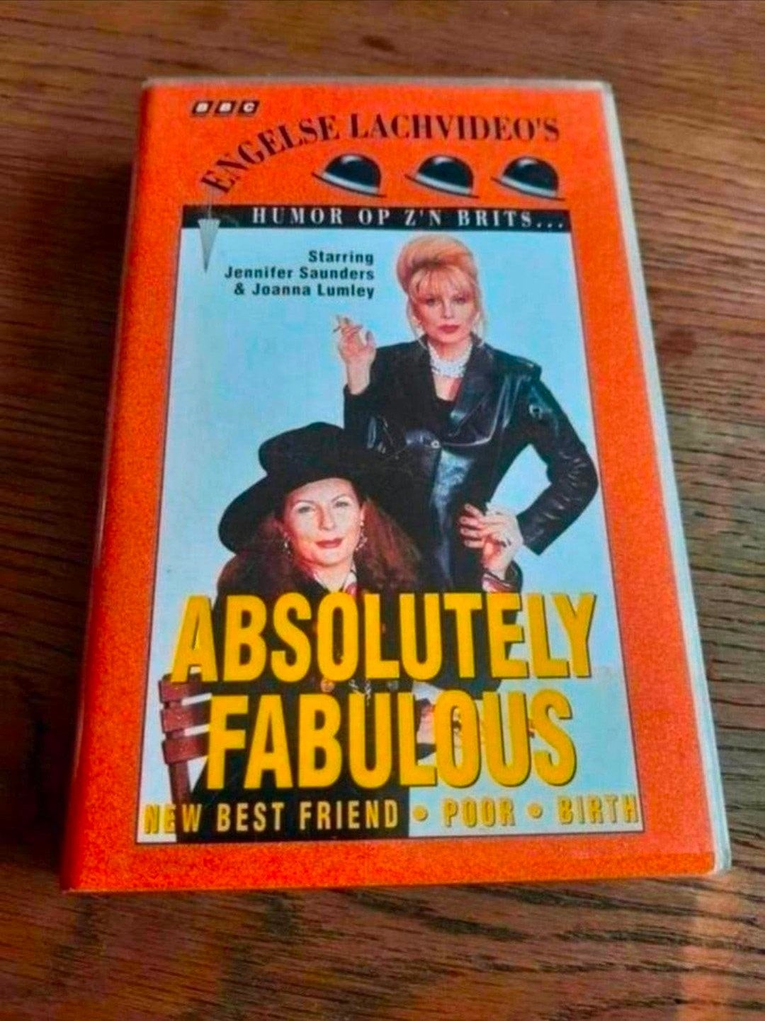 Bbc Absolutely Fabulous videoband. Engelse lachvideo's., Cd's en Dvd's, Gebruikt, Alle leeftijden, Ophalen of Verzenden, Komedie
