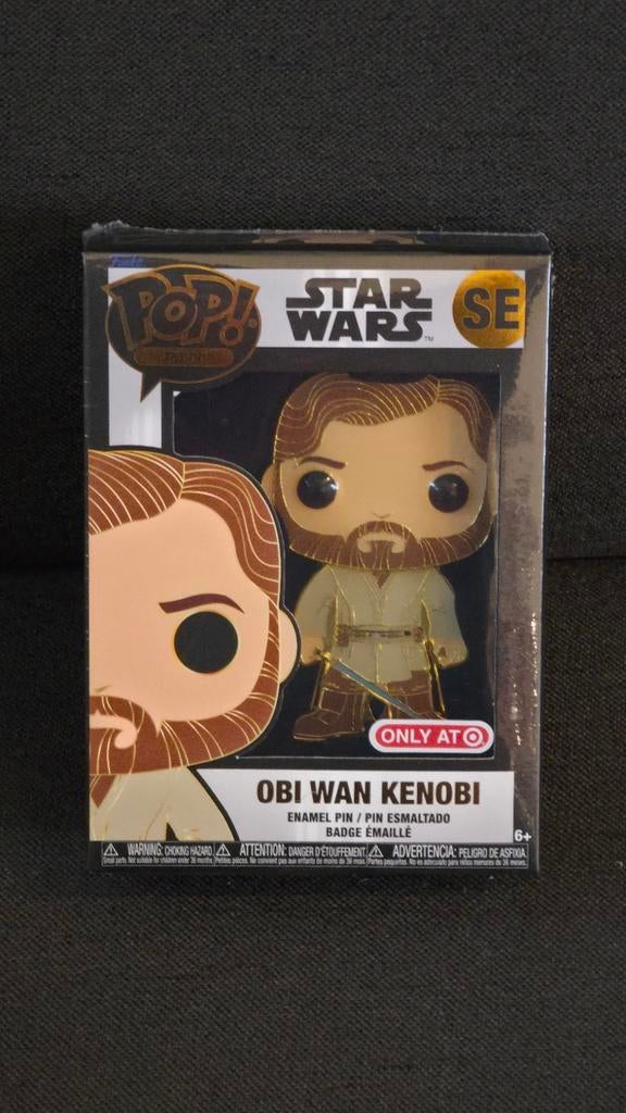Funko Pop! Star Wars Obi-Wan Kenobi emaille pin, Verzamelen, Ophalen of Verzenden, Nieuw
