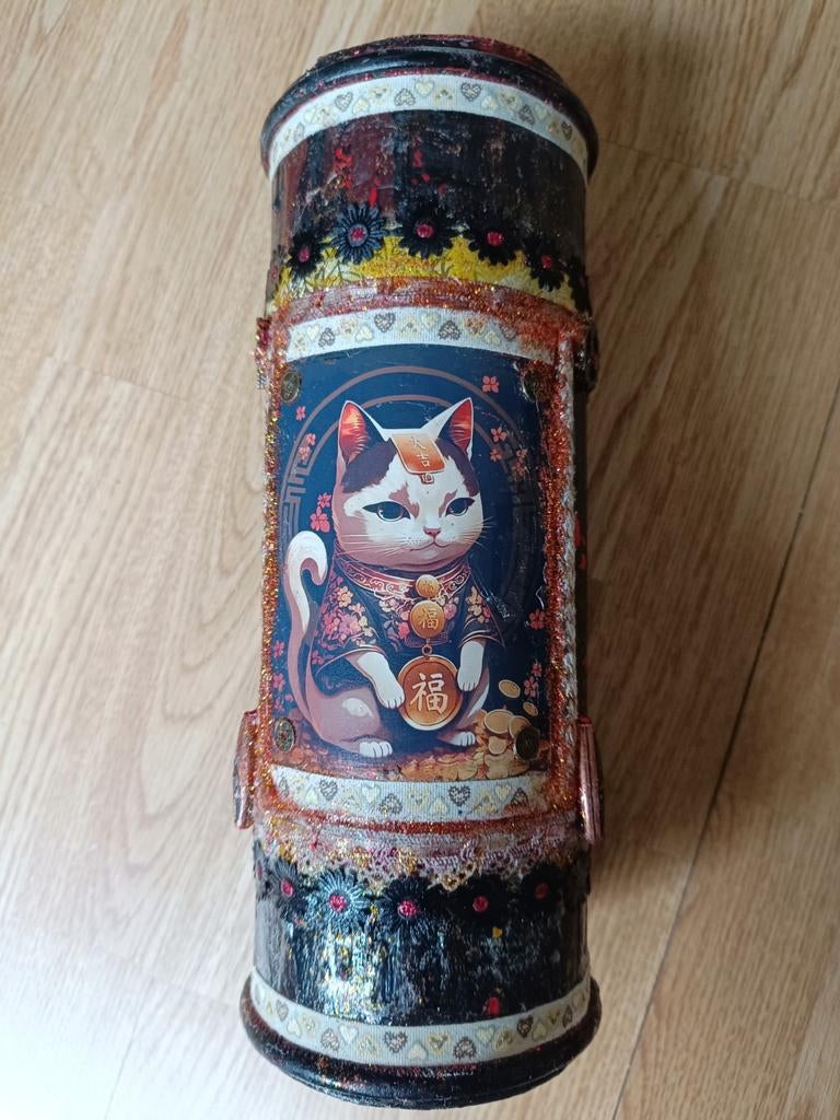 Maneki Neko, Ophalen of Verzenden, Rechthoekig, Overige materialen