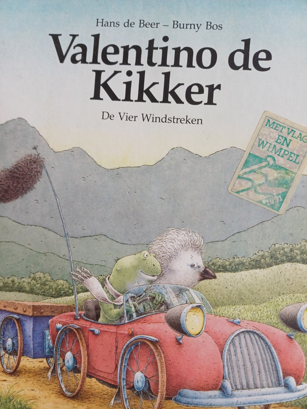 Valentino de kikker.  Hans de Beer-Burny Bos, Ophalen of Verzenden, Zo goed als nieuw, Burny Bos, Prentenboek