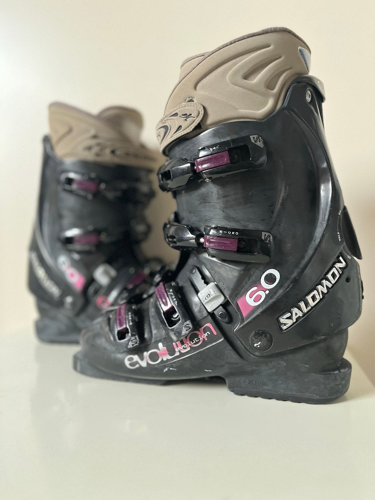 Salomon Evolution 6.0 skischoenen - Maat 39 2/3, Gebruikt, Schoenen, Skiën, Salomon