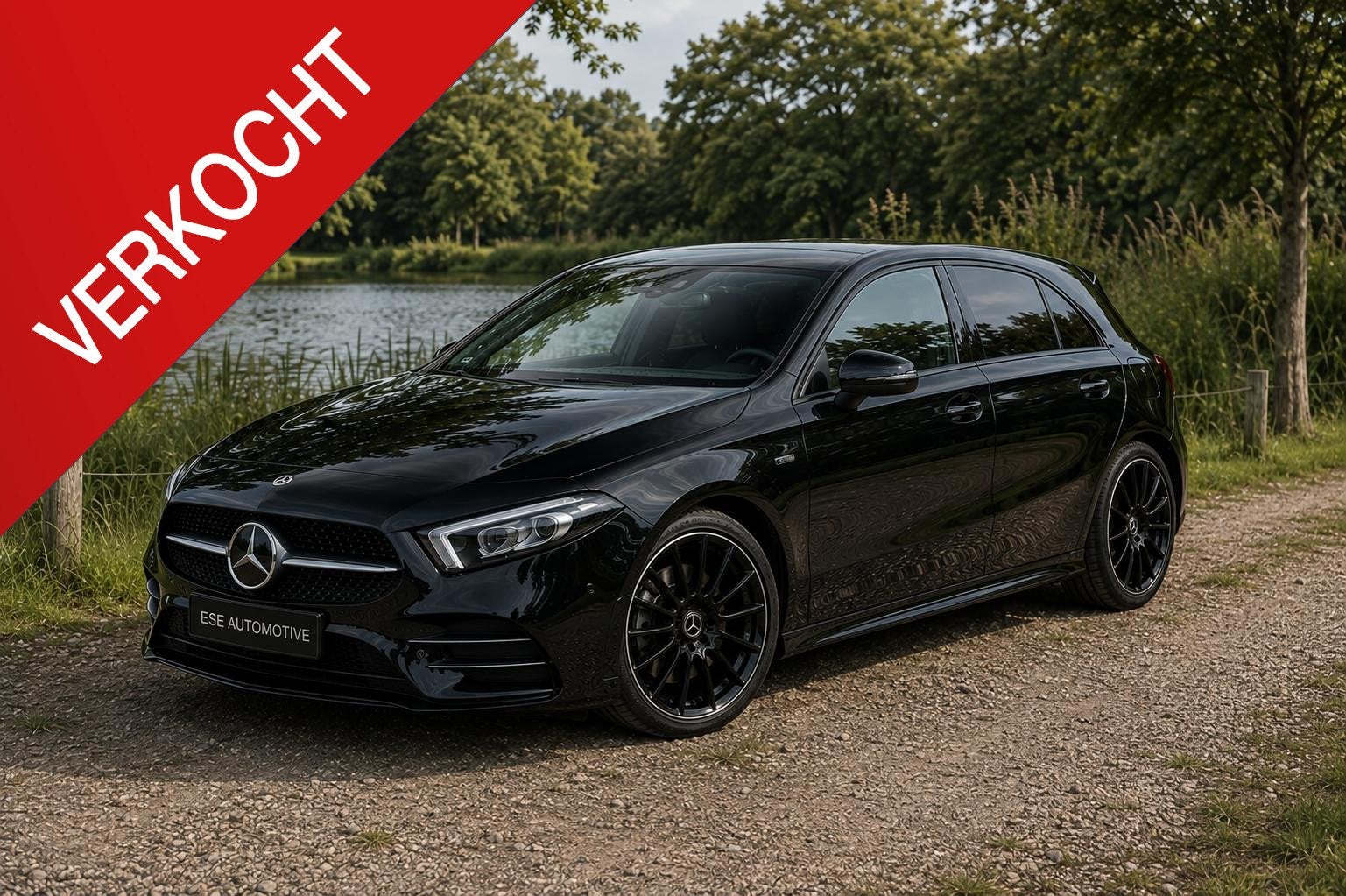 Mercedes-Benz A-klasse 250 e AMG Line | Burmester | Panorama, Auto's, Automatische klimaatregeling, Gebruikt, Euro 6, 4 cilinders
