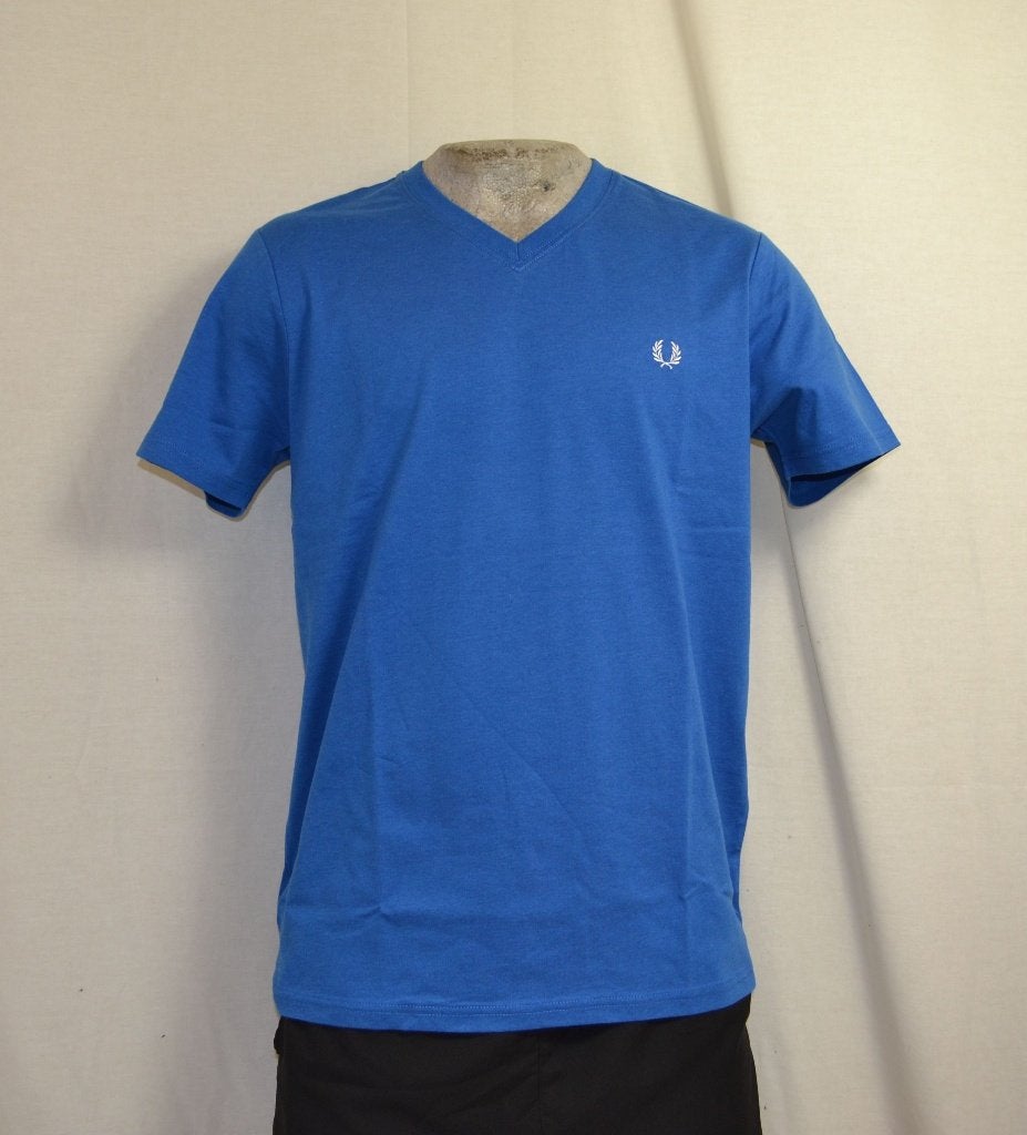 t-shirt fred perry v neck blauw maat L en XL nieuw, Kleding | Heren, T-shirts, Ophalen of Verzenden, Nieuw, Blauw, Fred Perry