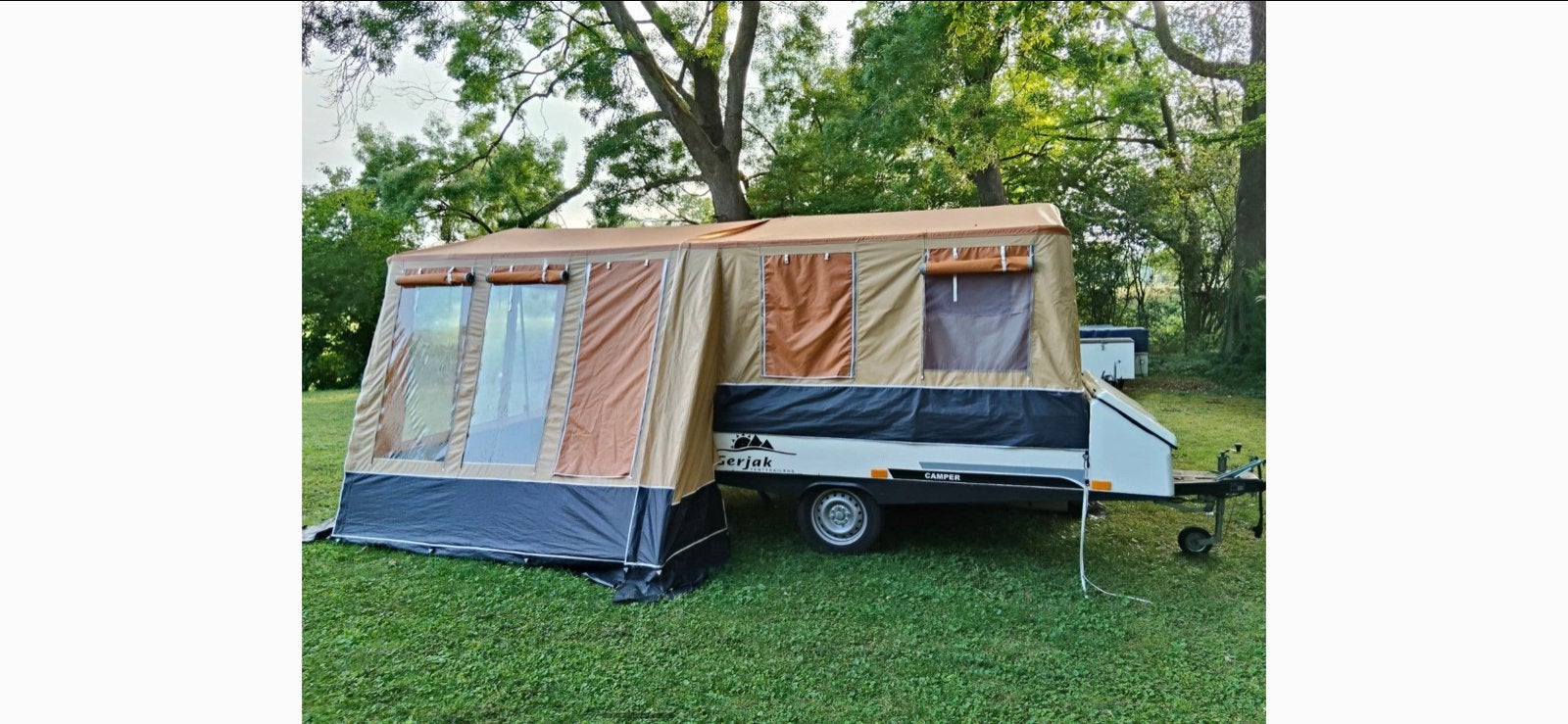 Gerjak Camper Vouwwagen - Te koop / Te huur ! All season !, Beige, Aanwezig, Gerjak, Gerjak