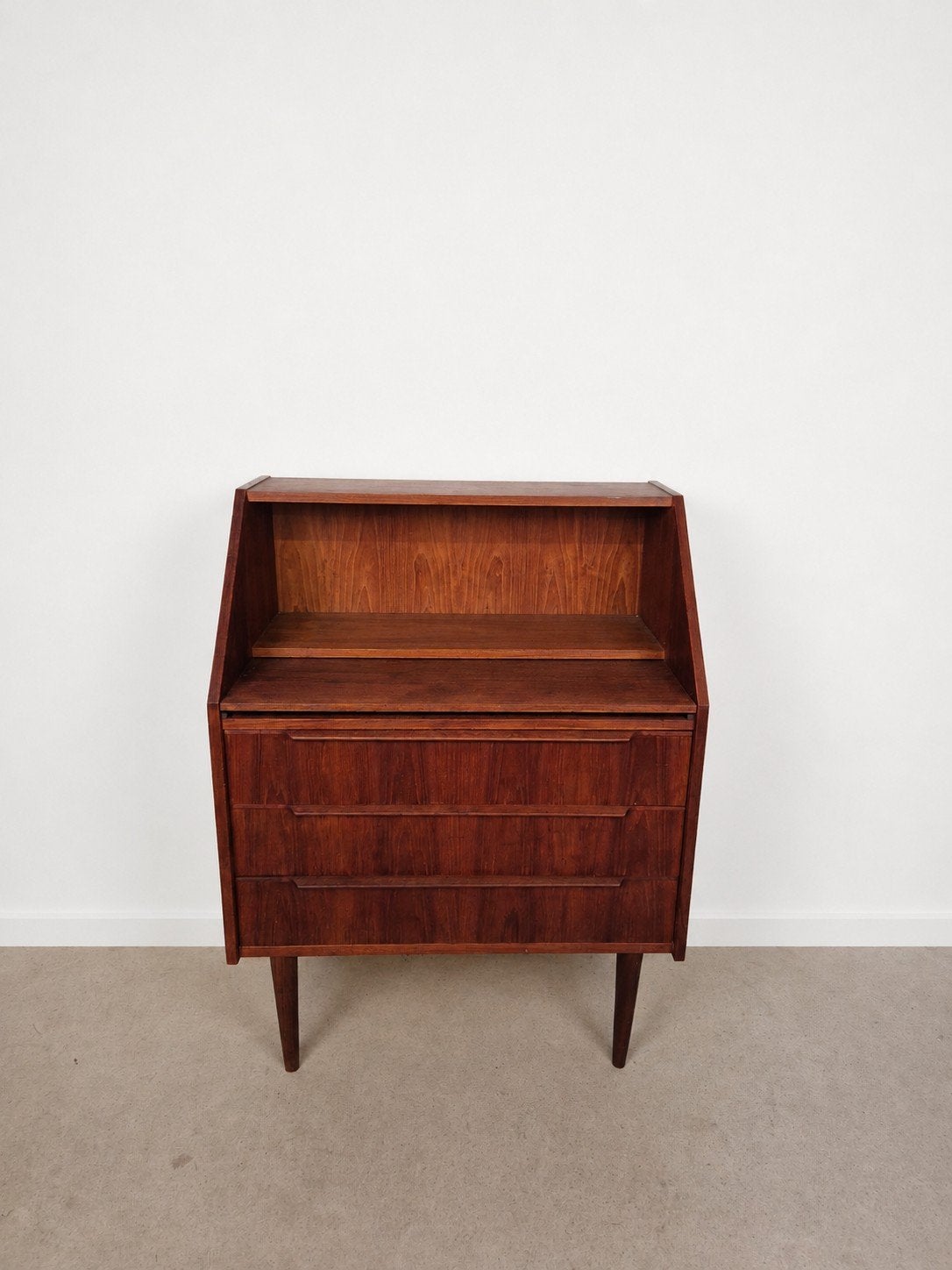 Vintage Deense secretaire/kaptafel, Ophalen