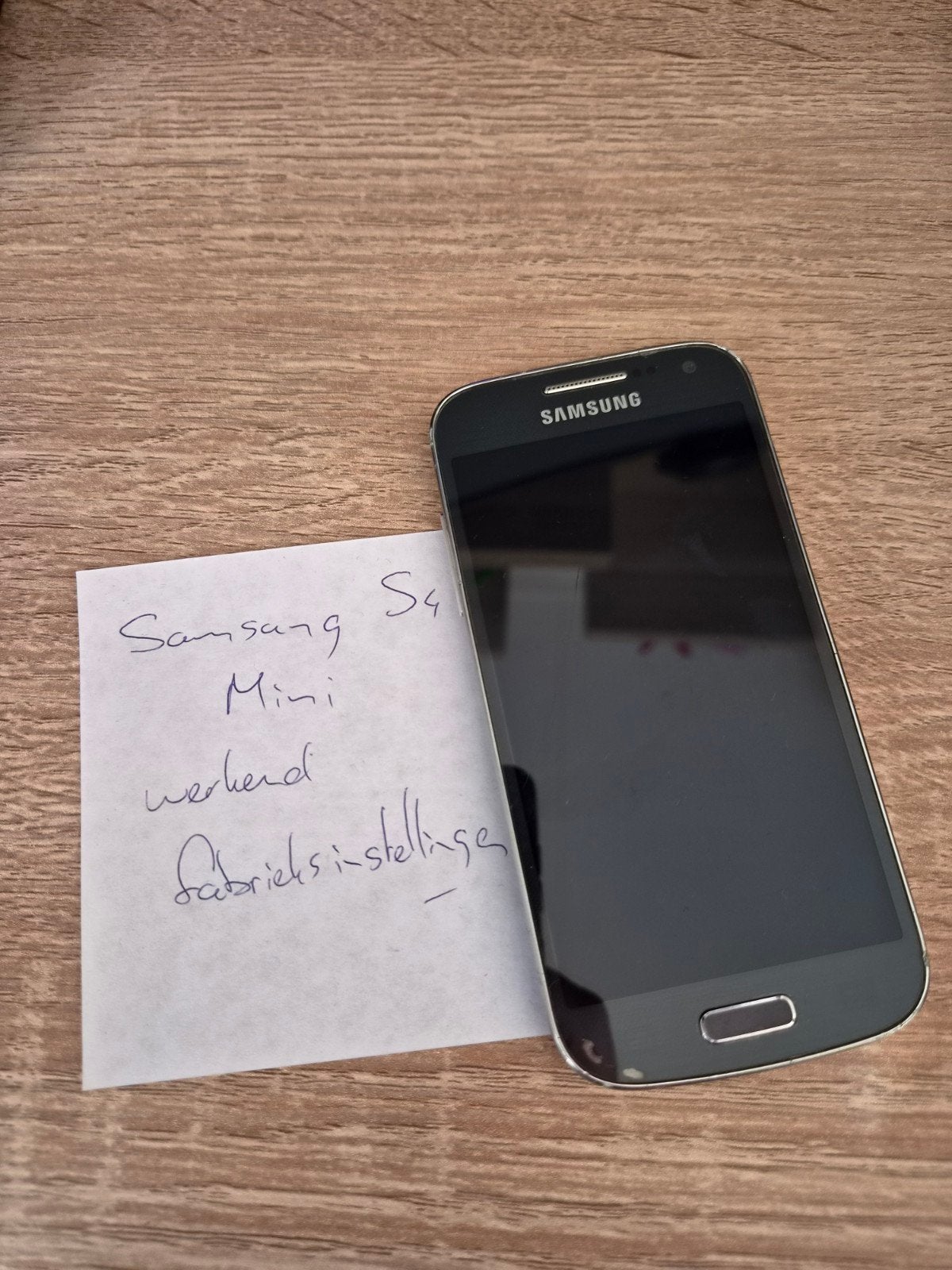 Samsung Galaxy S4 Mini - Goed werkend, Gebruikt, Zwart, Touchscreen, 3 tot 6 megapixel