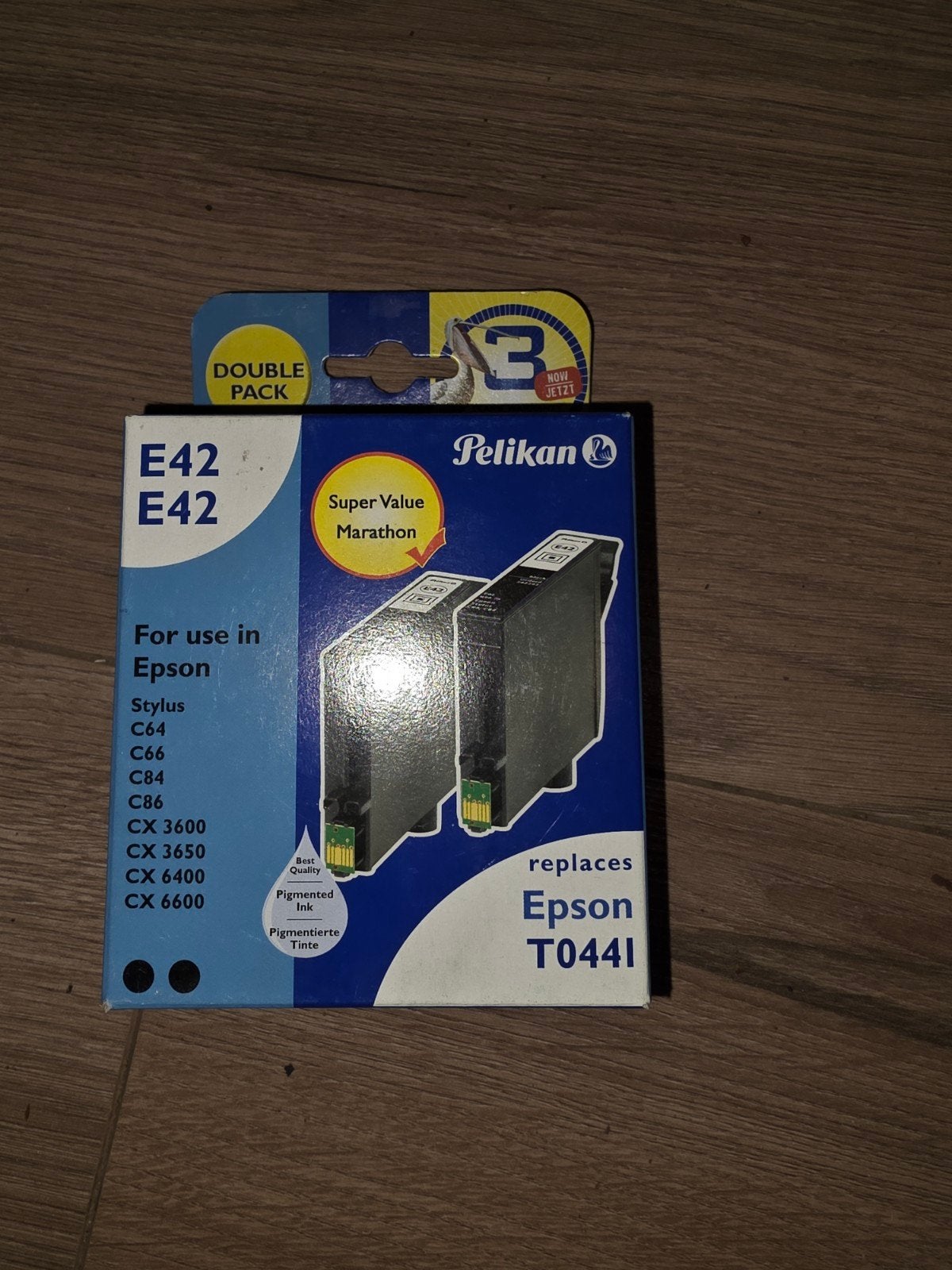 Pelikan E42 E42 Zwarte Inktcartridges (Dubbelpak), Computers en Software, Ophalen of Verzenden, Nieuw, Cartridge