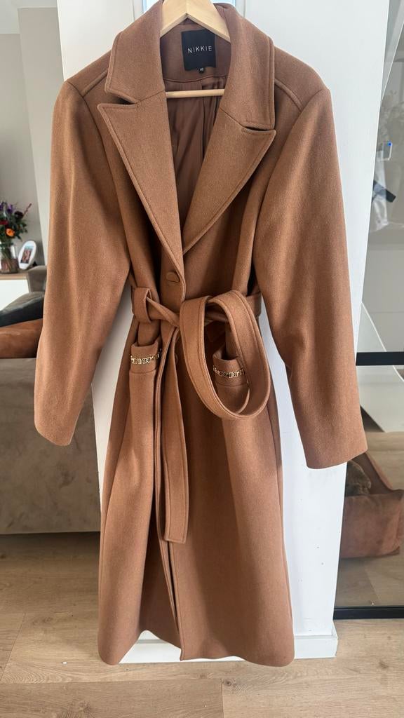 Nikkie Mantel Maat M - Zo goed als nieuw, Kleding | Dames, Jassen | Winter, Ophalen of Verzenden, Zo goed als nieuw, Maat 38/40 (M)