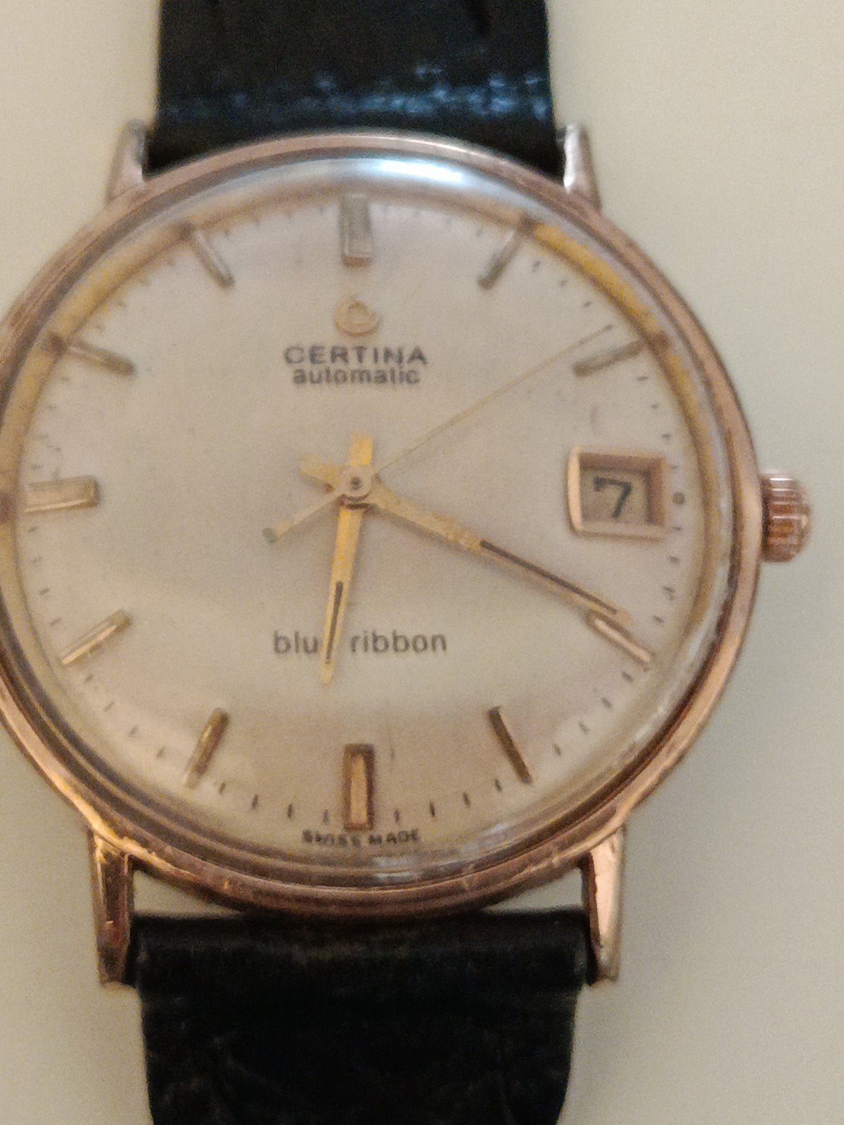 Twee antieke automatic horloges: Certina en Milus goudkleuri, Overige merken, Overige materialen, Met bandje, Polshorloge