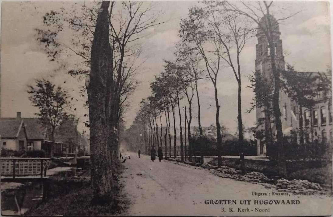 Heerhugowaard (ca 1935) - R.K. Kerk De Noord - Uitg. Kwantes, Verzamelen, Ophalen of Verzenden, 1920 tot 1940, Gelopen, Noord-Holland