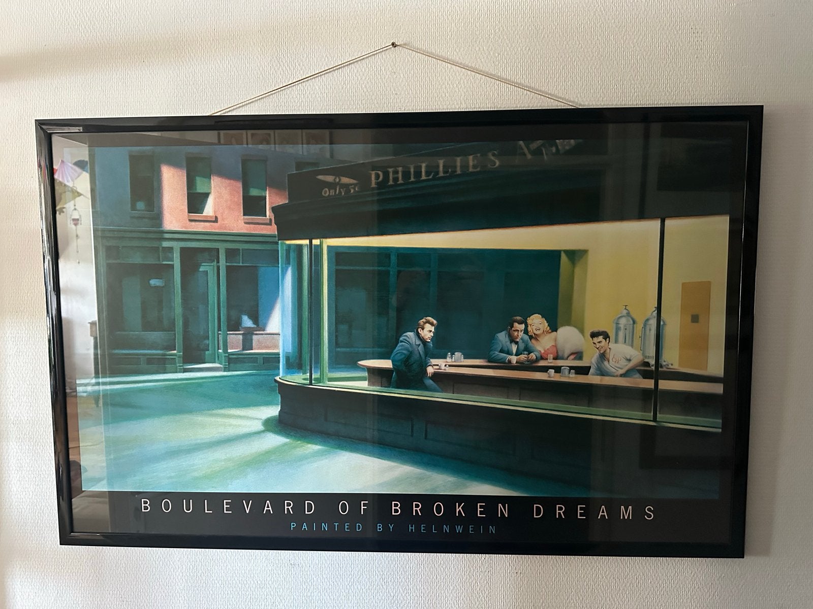 Boulevard of Broken Dreams - Helnwein (ingelijst), Oorspronkelijke maker, Ophalen of Verzenden, Zo goed als nieuw, 75 tot 100 cm