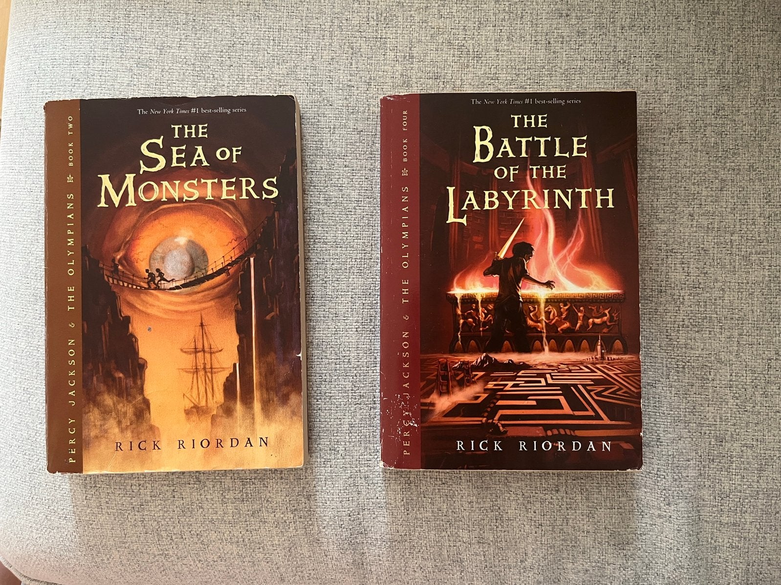 Original Cover Percy Jackson books, Boeken, Ophalen of Verzenden, Gelezen