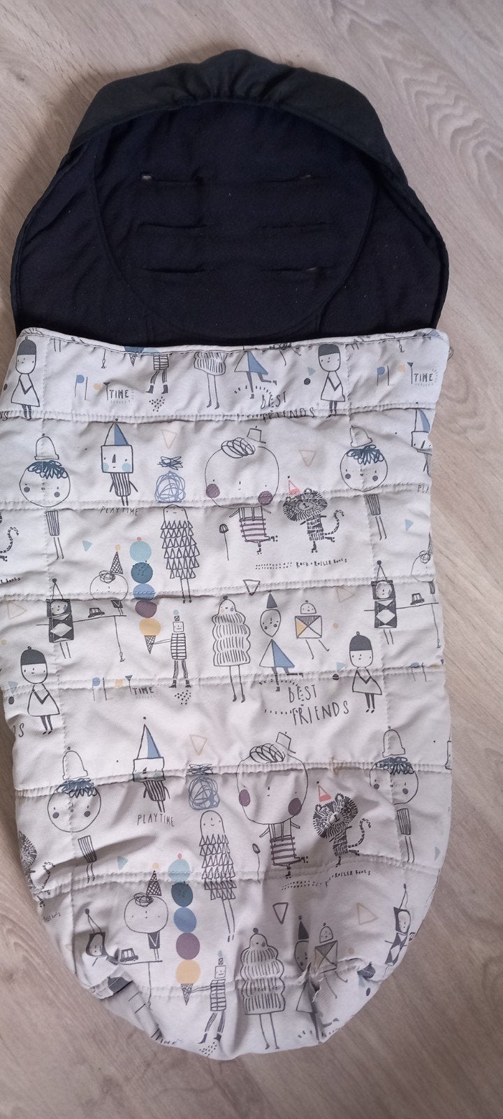 Mamas & Papas voetenzak met leuke print, Ophalen of Verzenden, Gebruikt