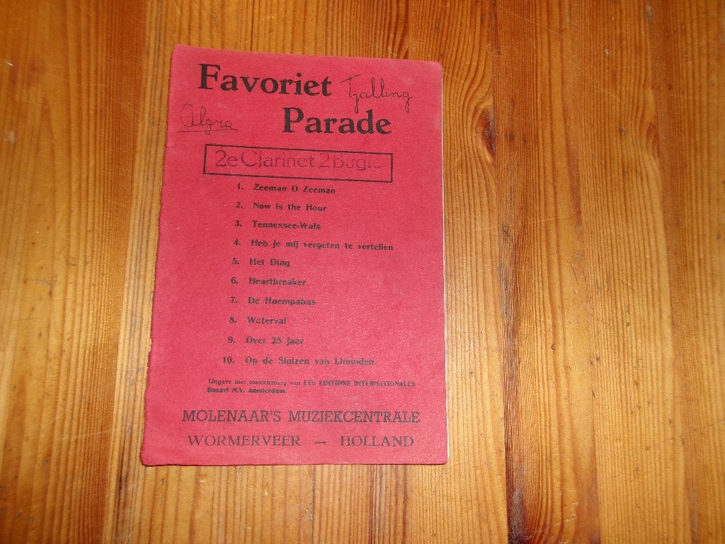 Favoriet Parade 2x, Muziek en Instrumenten, Gebruikt, Ophalen of Verzenden, Artiest of Componist, Saxofoon