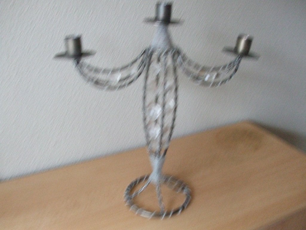 Te koop mooie kandelaar.(z.g.a.n.)., Overige materialen, 50 tot 75 cm, Ophalen of Verzenden, Zo goed als nieuw