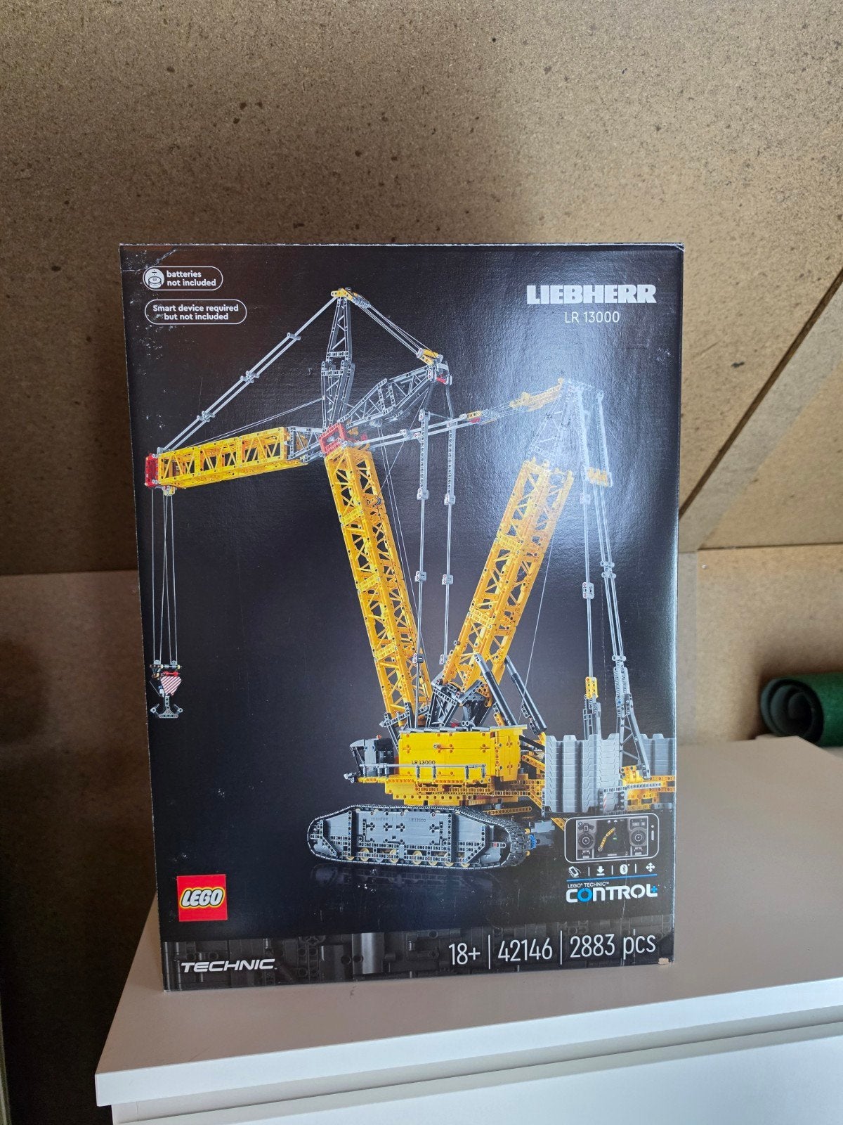 lego Liebherr kraan LR13000 42146 zgan, Ophalen of Verzenden, Zo goed als nieuw